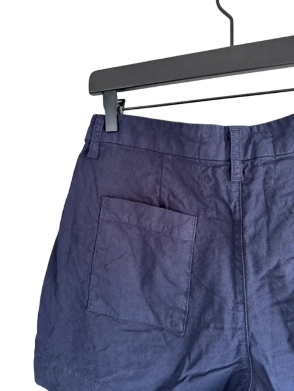 Frank & Eileen Waterford 8 Shorts Navy Italian Performance Linen